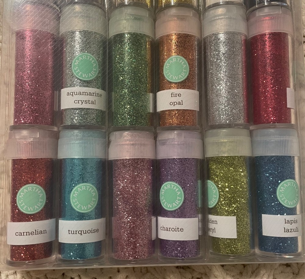 Matha Stewart crafts Glitter set.