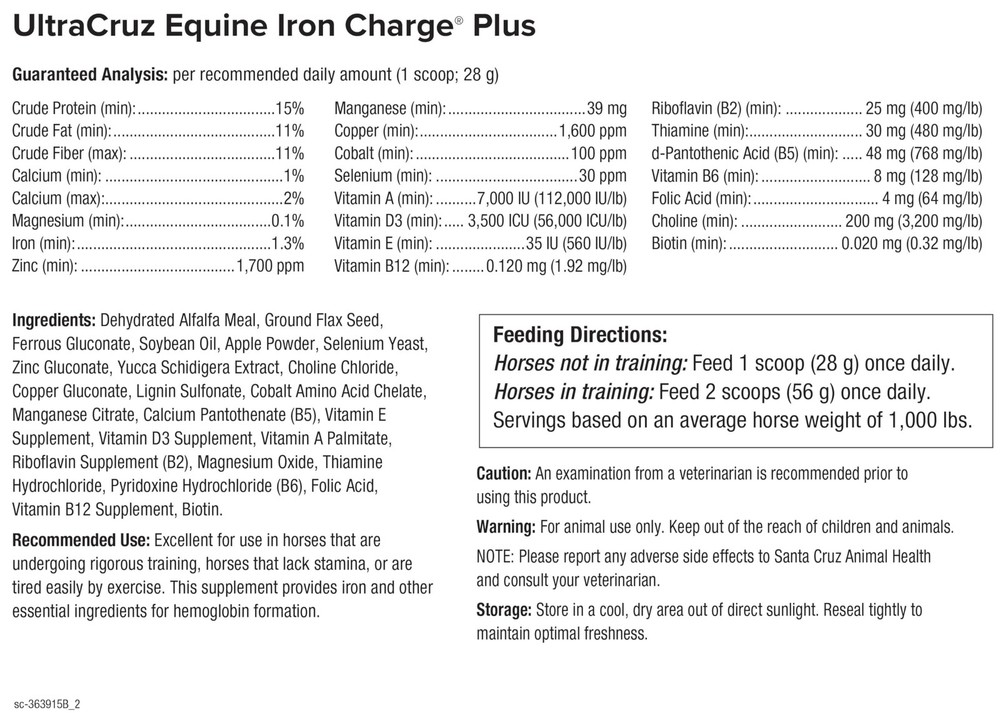 Equine Iron Charge® Plus, 4 lb
