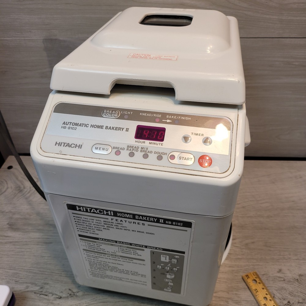 Hitachi Home Bakery II HB-B102 Bread Machine Replacement Base Unit Only Works