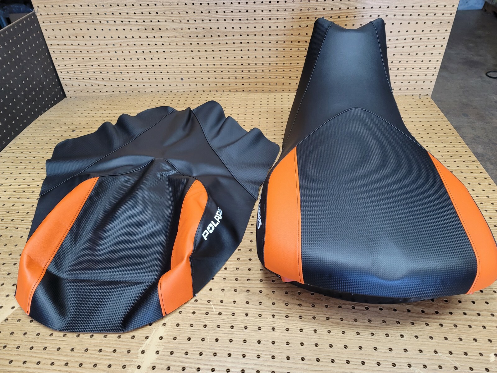 POLARIS SPORTSMAN 550 850 1000 XP SEAT COVER 2009 TO 2017 (BLACK&ORANGE) [P*-21]