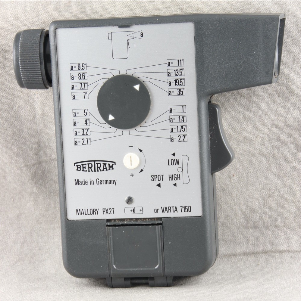 Bertram Bewi Zoom Spot Light Meter, Untested