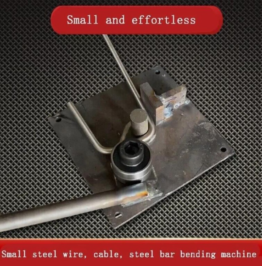 1MM-8MM Manual Steel Bar Bender Portable Construction Building Bending Machine