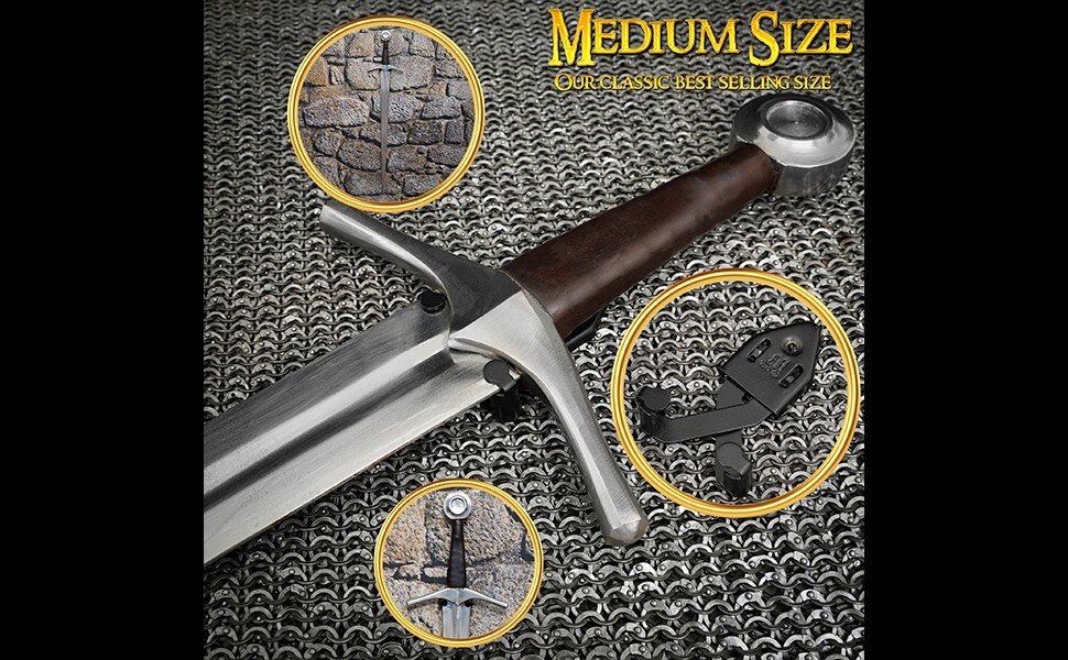 Vertical Wall Sword Hook Single Display Knife Hanger Set of 2