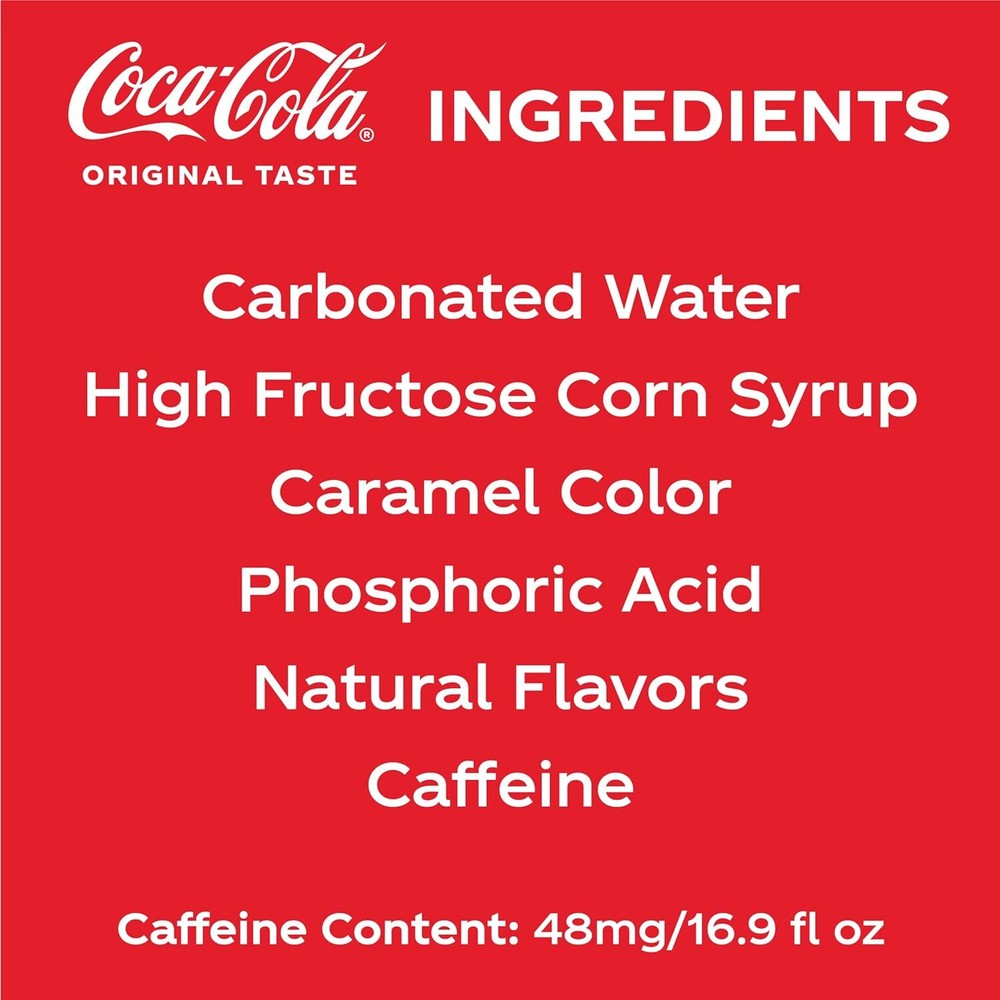 Coca-Cola, 16.9 fl oz, 6 Pack