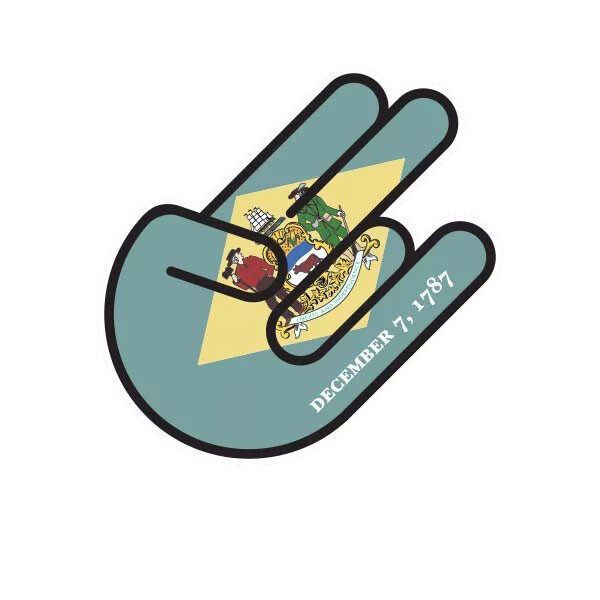 Delaware Shocker Sticker Decal