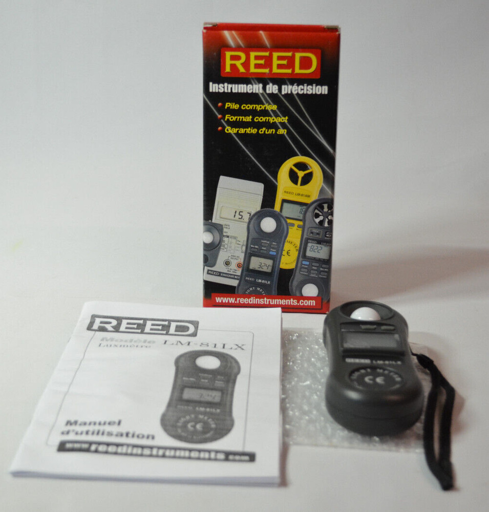 New REED Instruments LM-81LX Compact Light Meter