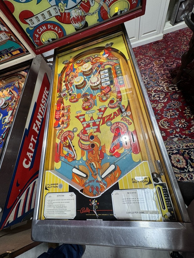 1975 Bally WIZZARD Pinball Machine