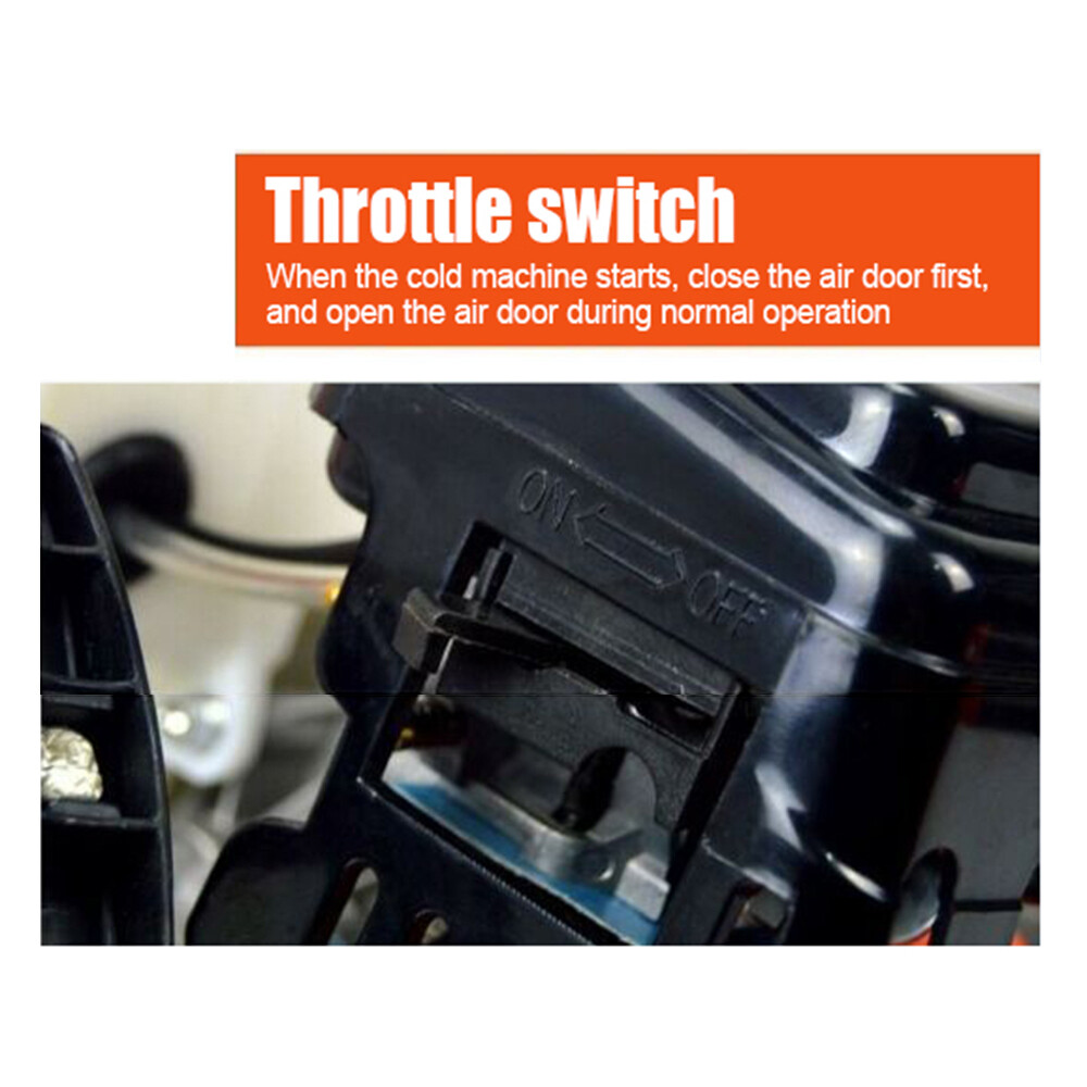 52CC 2-Stroke 7500RPM Gas Powered Earth Auger Digging Machine Post Hole Digger