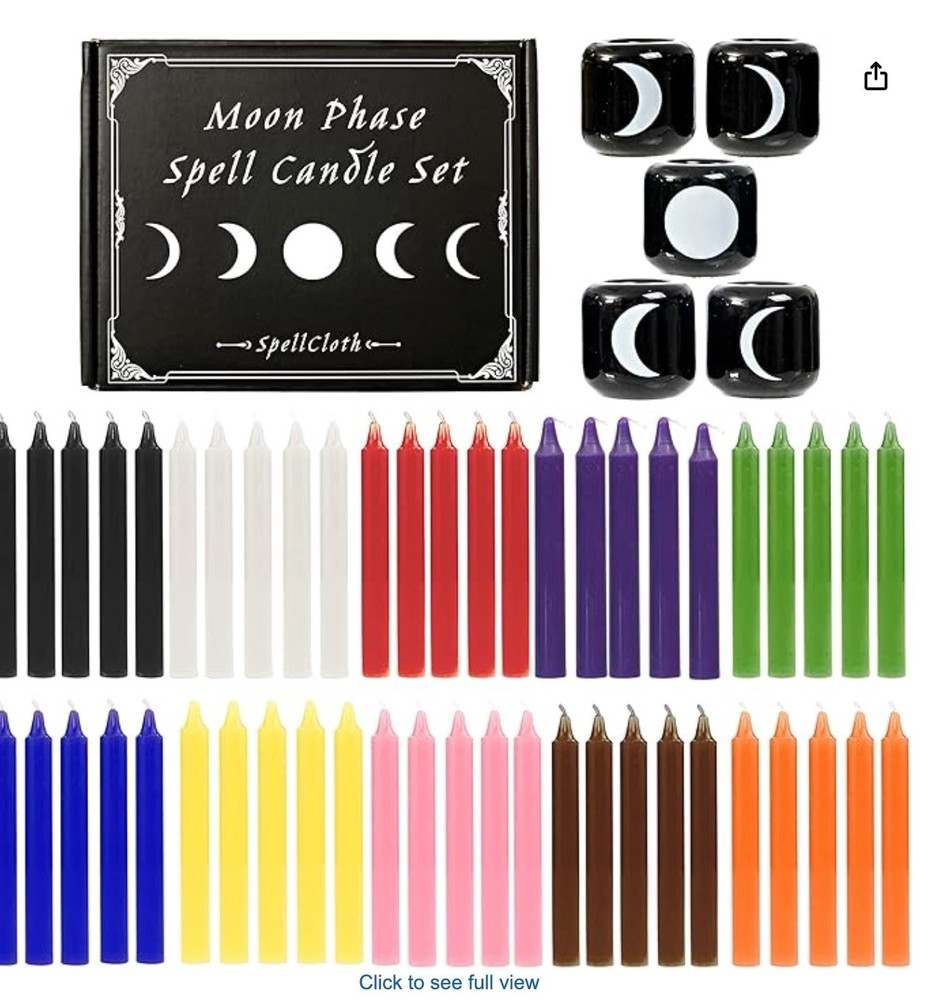 Moon Phase Spell Candle Set Never Opened