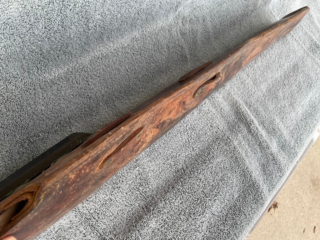 ORIGINAL WWII US ARMY M1 GARAND RIFLE LEATHER CARRY SCABBARD BOYT 1942 WW2 USMC