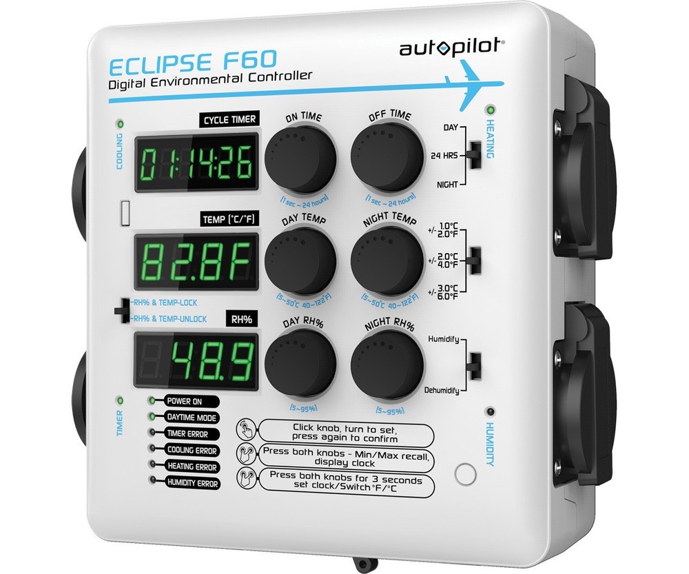 Autopilot APE4100 Eclipse F60 Digital Environmental Controller White *NEW*