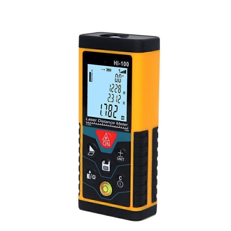 100M Precision Handheld Infrared Distance Meter Measuring Device Rangefinder