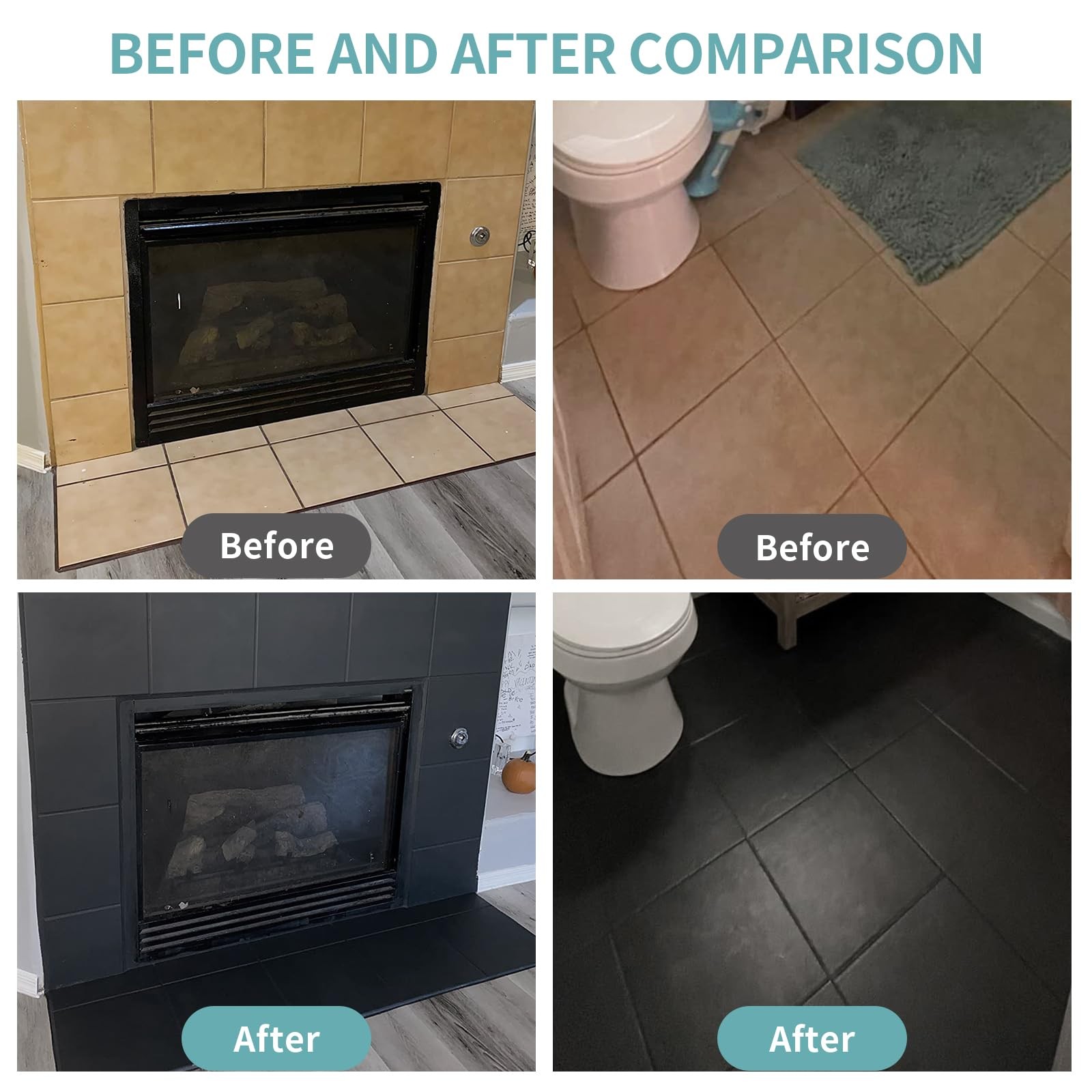 Bathtub and Tiles Paint 16Oz black for Kitchen Countertops washbasin