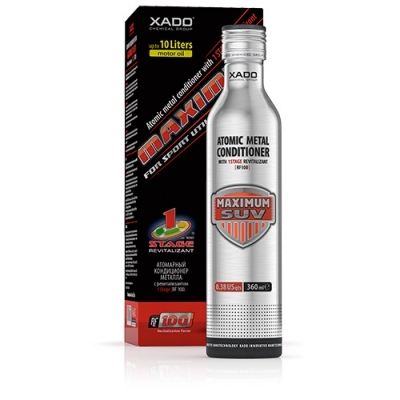 XADO Metal Conditioner Maximum SUV Engine Wear Protection & Repair for 6-10L oil