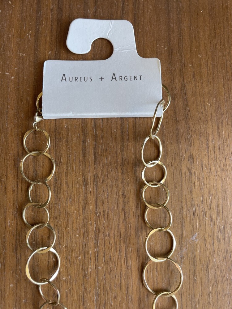 Aureus + Argent Chain & Metal Cubes Necklace