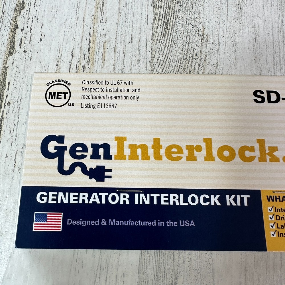 Generator Interlock Kit Compatible with Square D Generator Interlock Kit for Hom