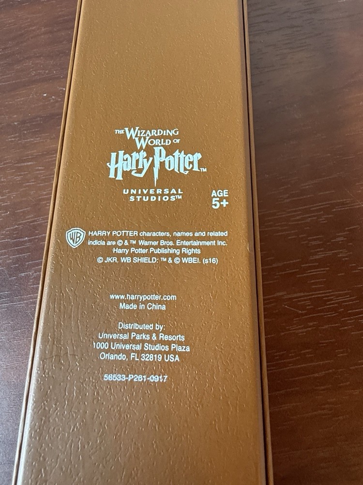 Universal Studios Harry Potter Interactive Wand Harry Potter Box And Map