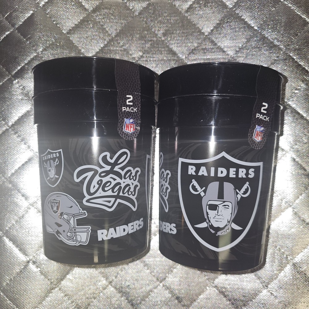 Raiders Plastic Cups 4 Ct