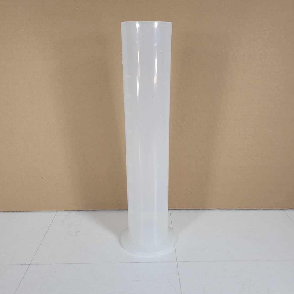 PolyLab 2000mL Capacity Graduated Measuring Cylinder Polypropylene Plastic 20°C