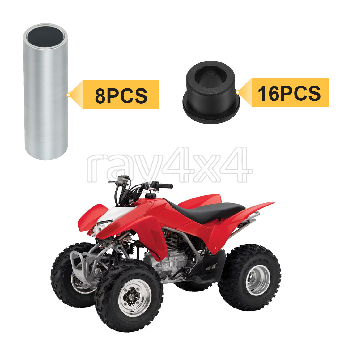 Full Set A Arm Bushings Kit For Honda TRX250X TRX300EX TRX400EX TRX450ER TRX450R