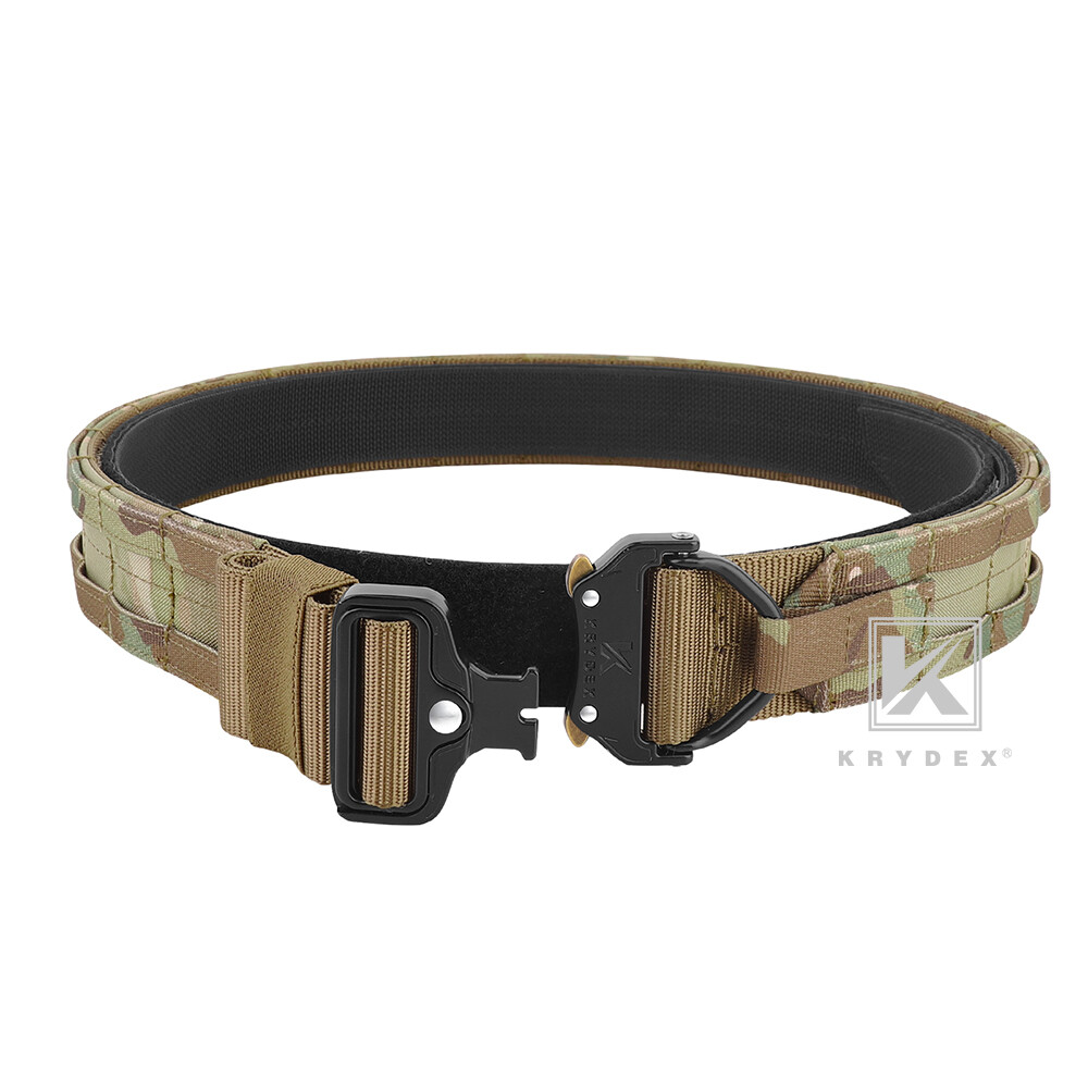 KRYDEX Tactical Belt 1.75 inch Heavy Duty Rigger Belt D-ring Quick Release Nylon