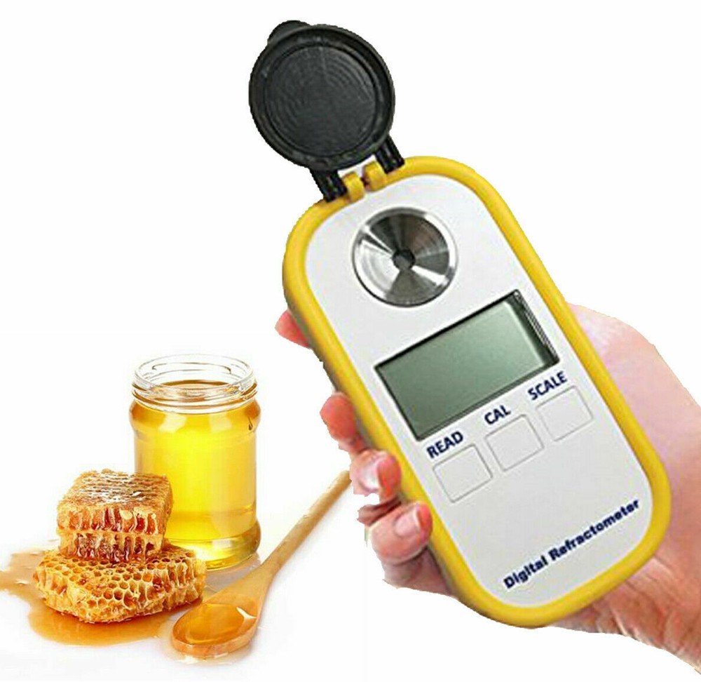 Digital Honey Refractometer Brix Refractive Index Refractometer 0 to 90%