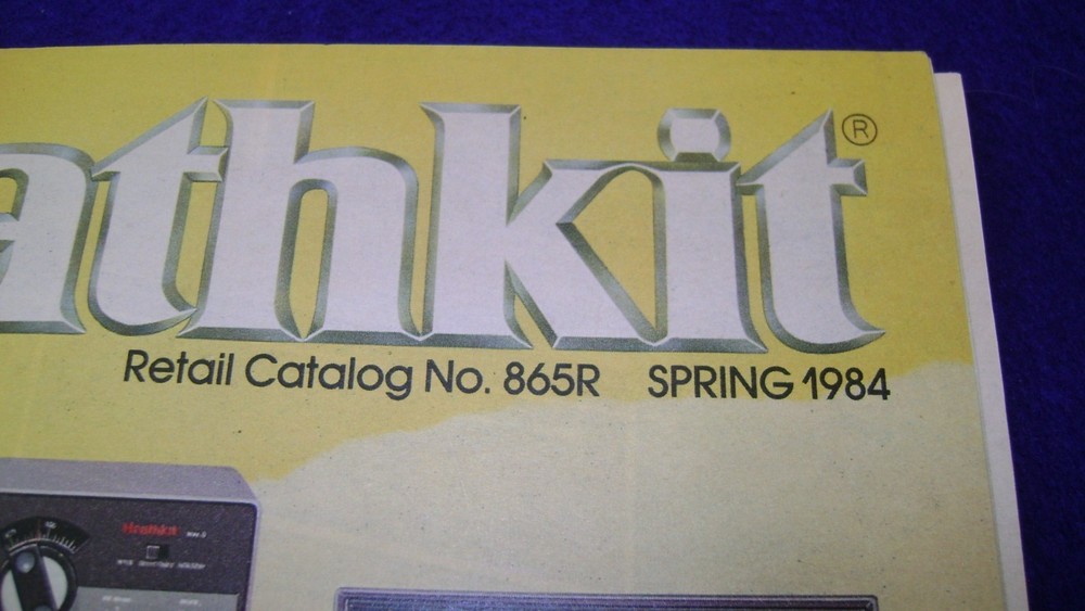 Nice Heathkit Catalog Spring 1984 #865R BIN $19.95 SHIPPED