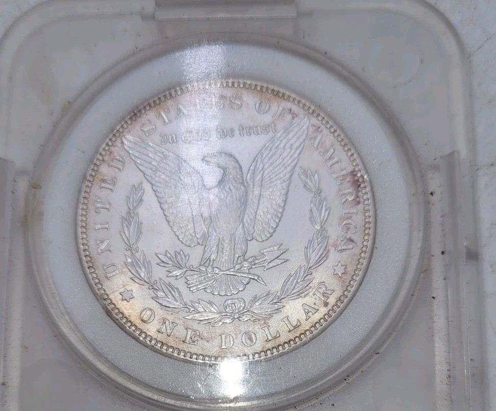 1886 Morgan Silver Dollar – Mint State – 90% Silver – Encapsulated