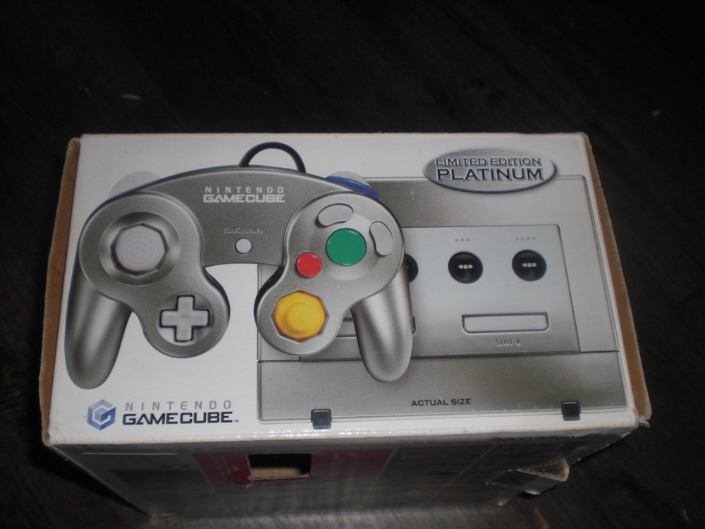 Nintendo GameCube Silver Platinum Console System BOX ONLY No Console GENUINE