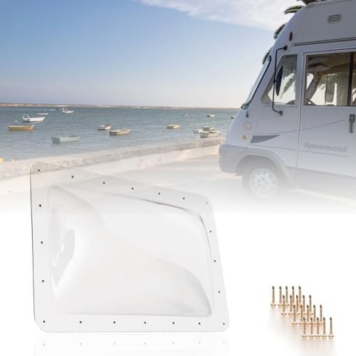 RV Skylight Replacement 18" x 26" -Universal Outer Dome Fits All Standard CLEAR