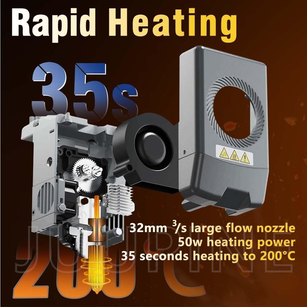 Flashforge AD5X Upgraded Hotend Kit - Efficient 3s Install & 550°C Performance