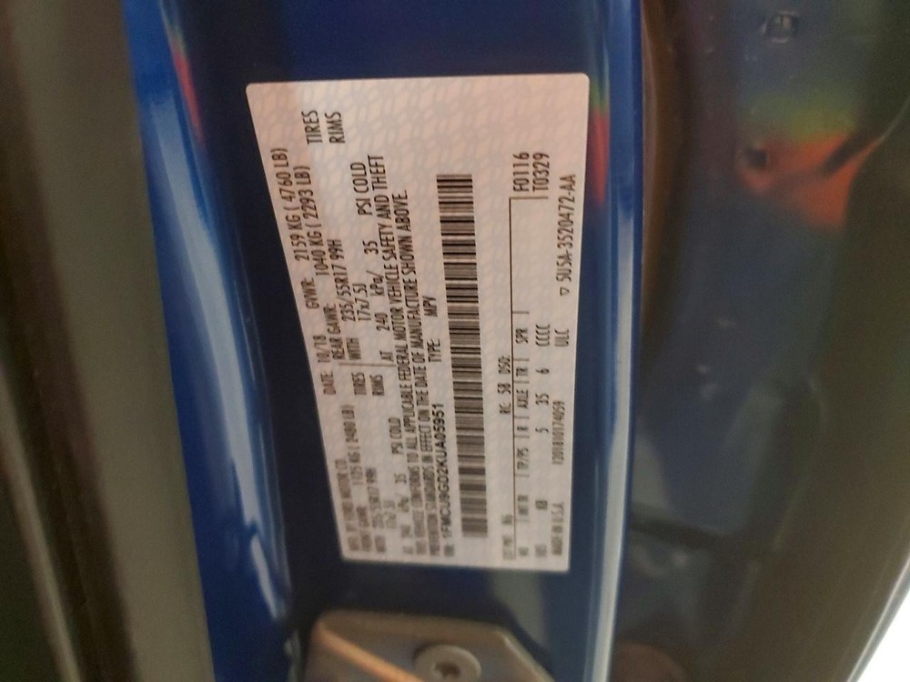 Used A/C Selector Switch fits: 2019 Ford Escape front automatic temperature cont