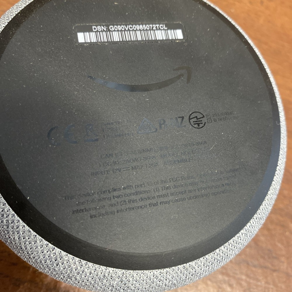 Amazon Echo Dot 3rd Gen Smart Speaker - Heather Gray (D9N29T)