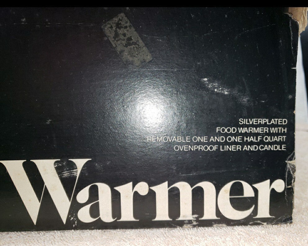Vintage LEONARD SILVER 1978 Silverplated Food Warmer Model 5511 Dinnerware