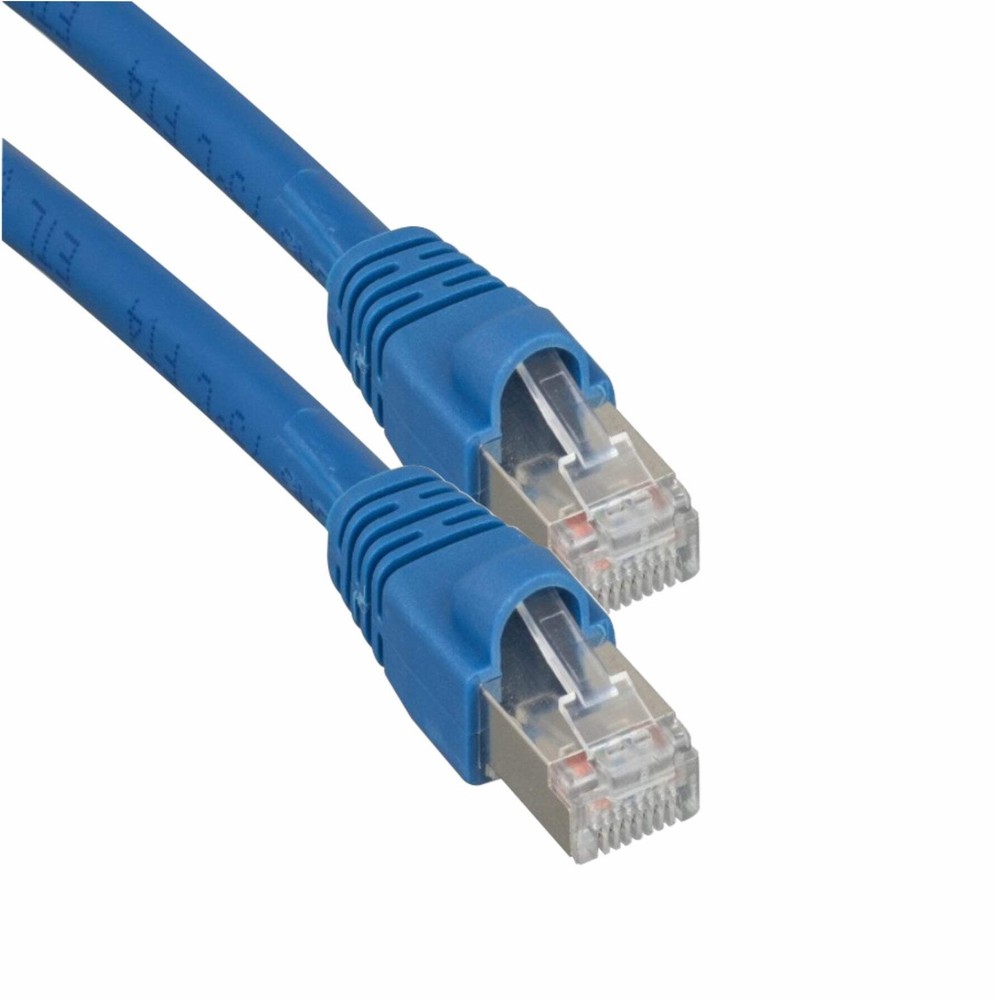 Shielded CAT6 Patch Cable for RJ45 Audio Adapters, Single