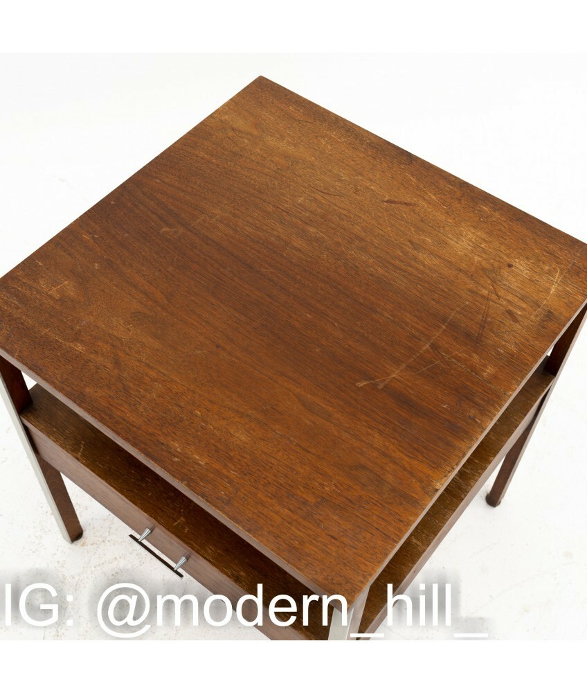 Paul McCobb for Calvin Linear Mid Century Side End Table