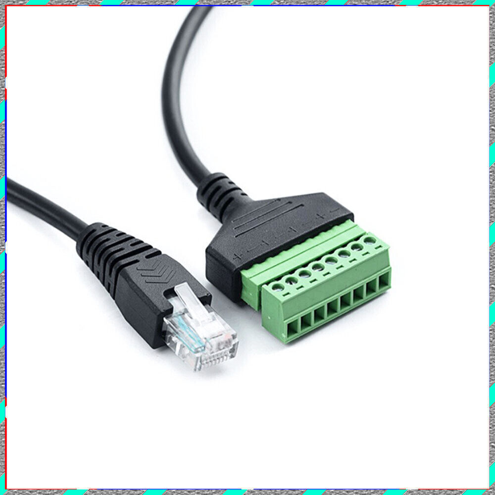 RJ45 revolution terminal 8-core extension Network cable adapter cable can fixed