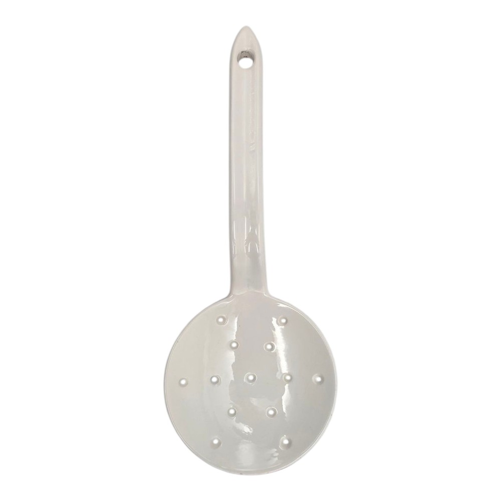 Hand Painted Floral Ceramic Ceramic Handheld Strainer Kitchen Spoon