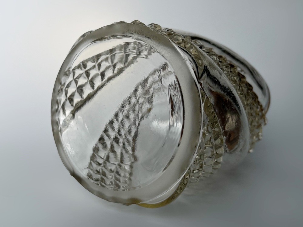Imperial RUSSIAN SOLID SILVER and glass tea jar 84 mark