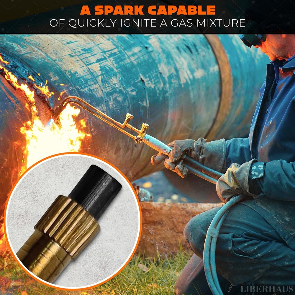 25 Pcs Flint Striker for Torch - Efficient Torch Striker, Compact Spark Light...