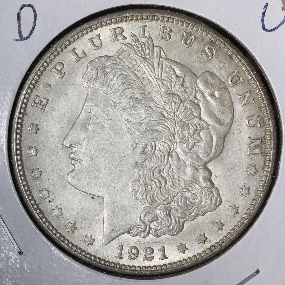1921-D Morgan Silver Dollar CHOICE UNCIRCULATED MS E342 WEE