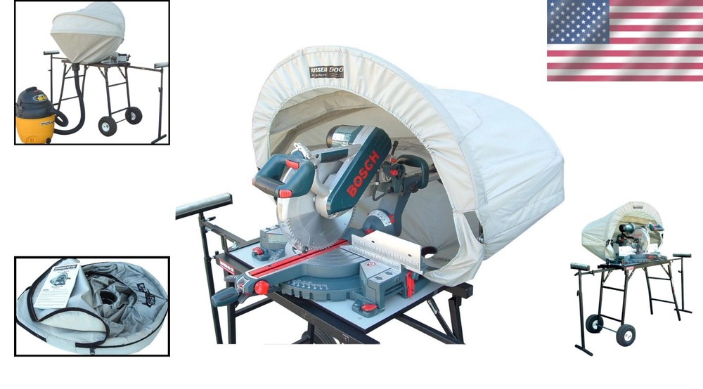 Rousseau 5000 Dust Solution for Miter Saws - Compact and Portable Design