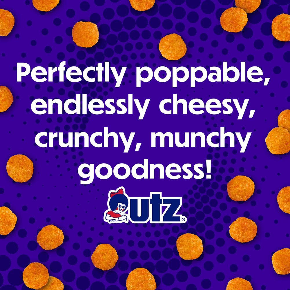 Utz Cheese Balls, 23 oz Barrel