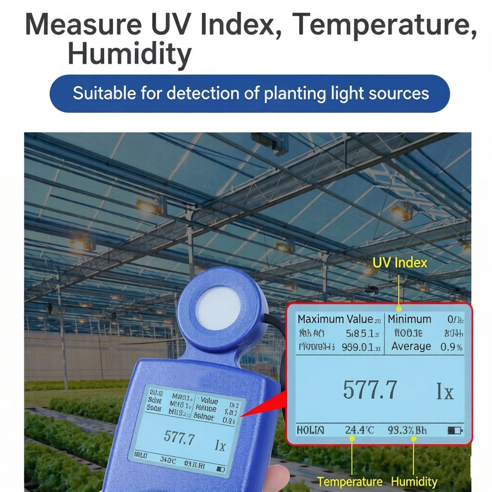 Digital Light Meter Color Temperature Tester Lighting Testing Tools