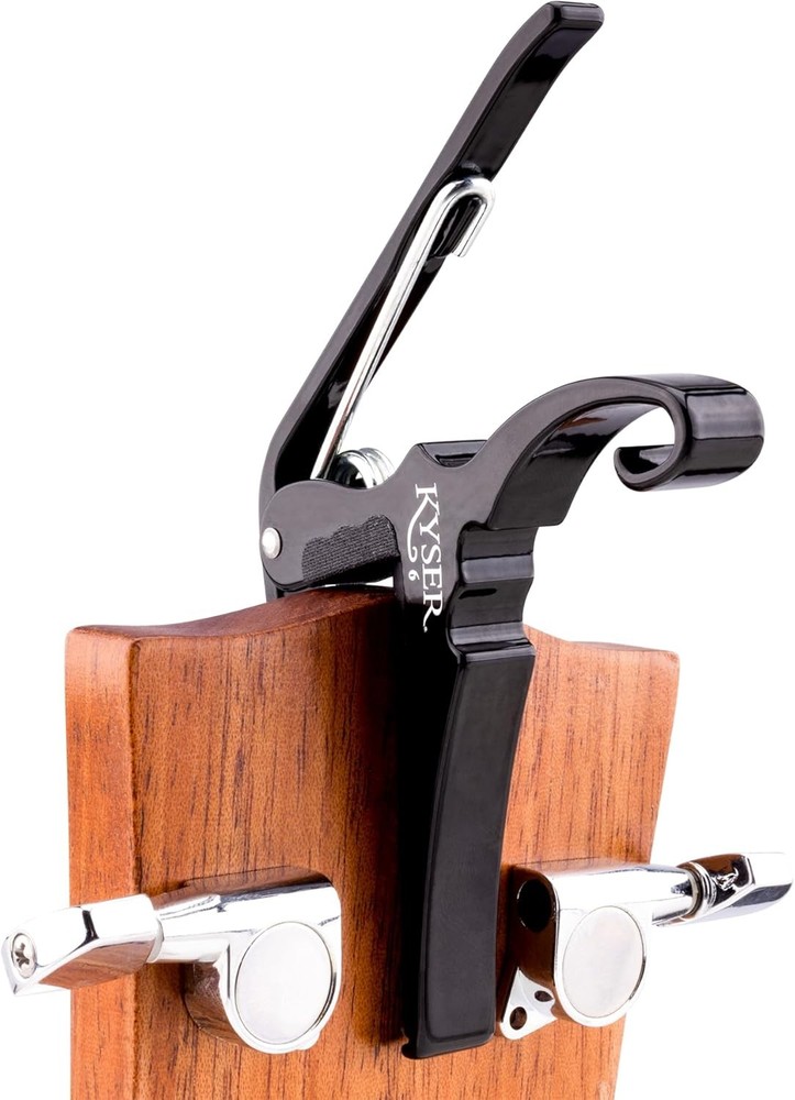 Quick Change Capo for 6 String Acoustic Guitar Clamp Tool Black