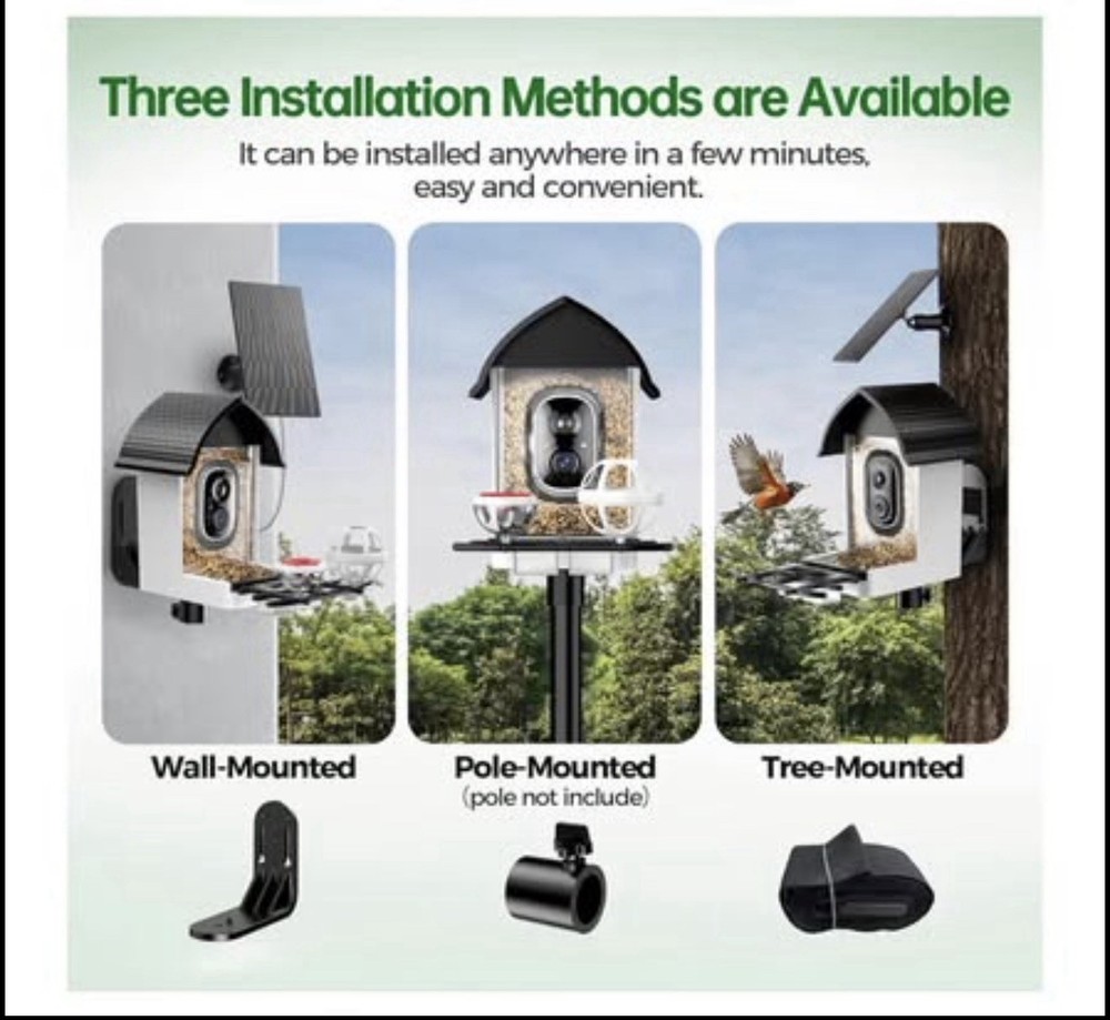 WiFi smart bird feeder