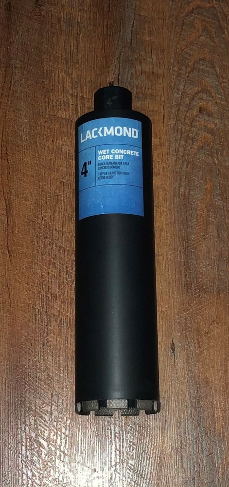 Lackmond 30040 4" VTM Wet Diamond Core Drill Bit V-Tip with Mesh Diamond Segment