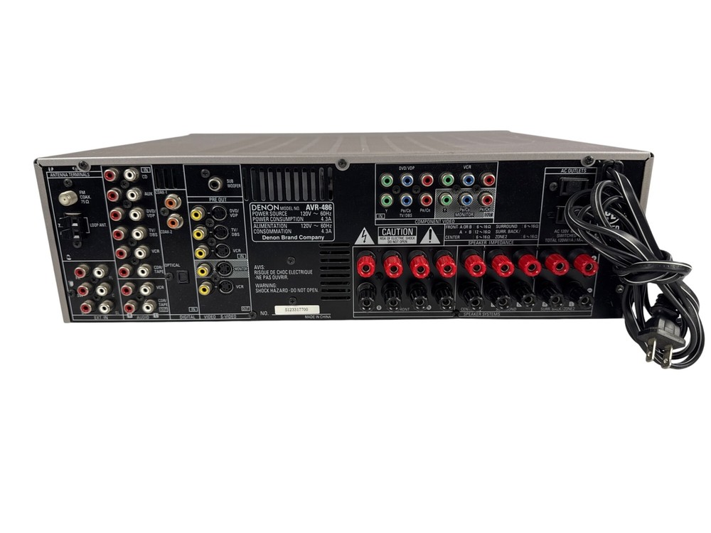 Denon AVR-486 AV Surround Receiver Excellent Working Condition