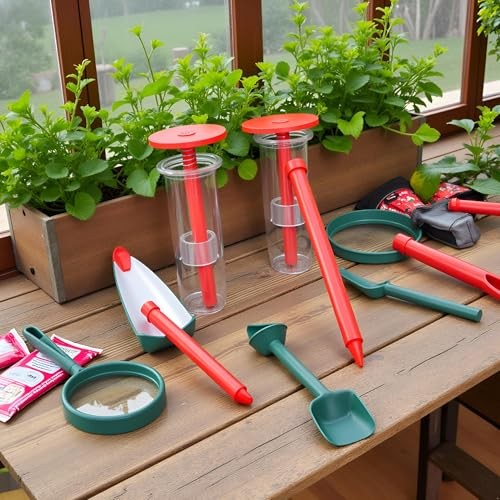 6Pcs Mini Sowing Seed Dispenser, Seed Planter Tool, Handheld Seed Planter,