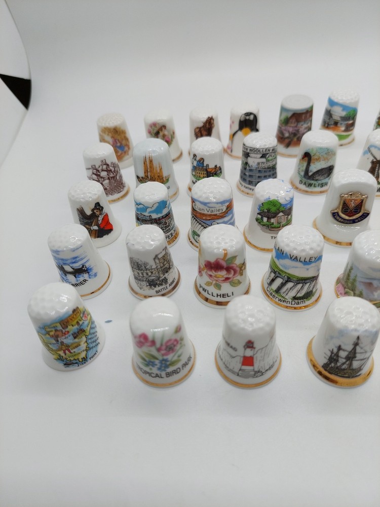 Large bundle of mixed thimbles mixed lot 3